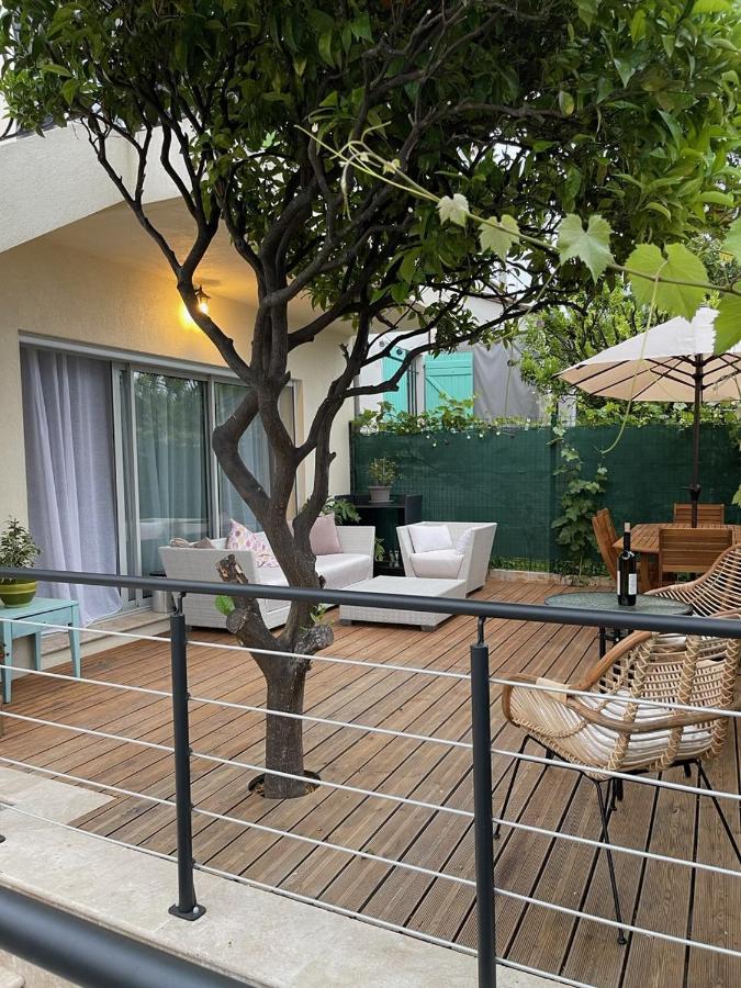 昂蒂布2 Pieces En Rdjardin Avec 2 Grands Terrasses公寓 外观 照片